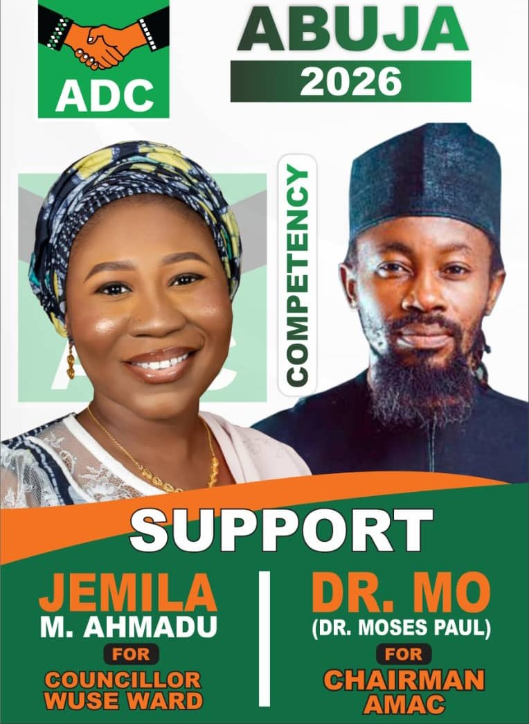 MadmoNewshub's tweet image. Abuja Be #ADCfied now and #VOTERfied to make your Voice heard at the Ballot come 2026,
FCT Area Council Elections!