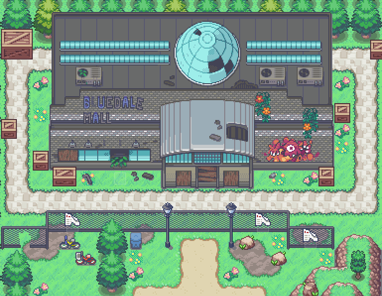 Loss of foot traffic caused Bluedale Mall to shut down... Although, there are rumors of something weird in the basement... 

discord.gg/AHaXufKJF8

Demo 2 coming soon, stay tuned!

Likes and reposts are appreciated to help us grow!