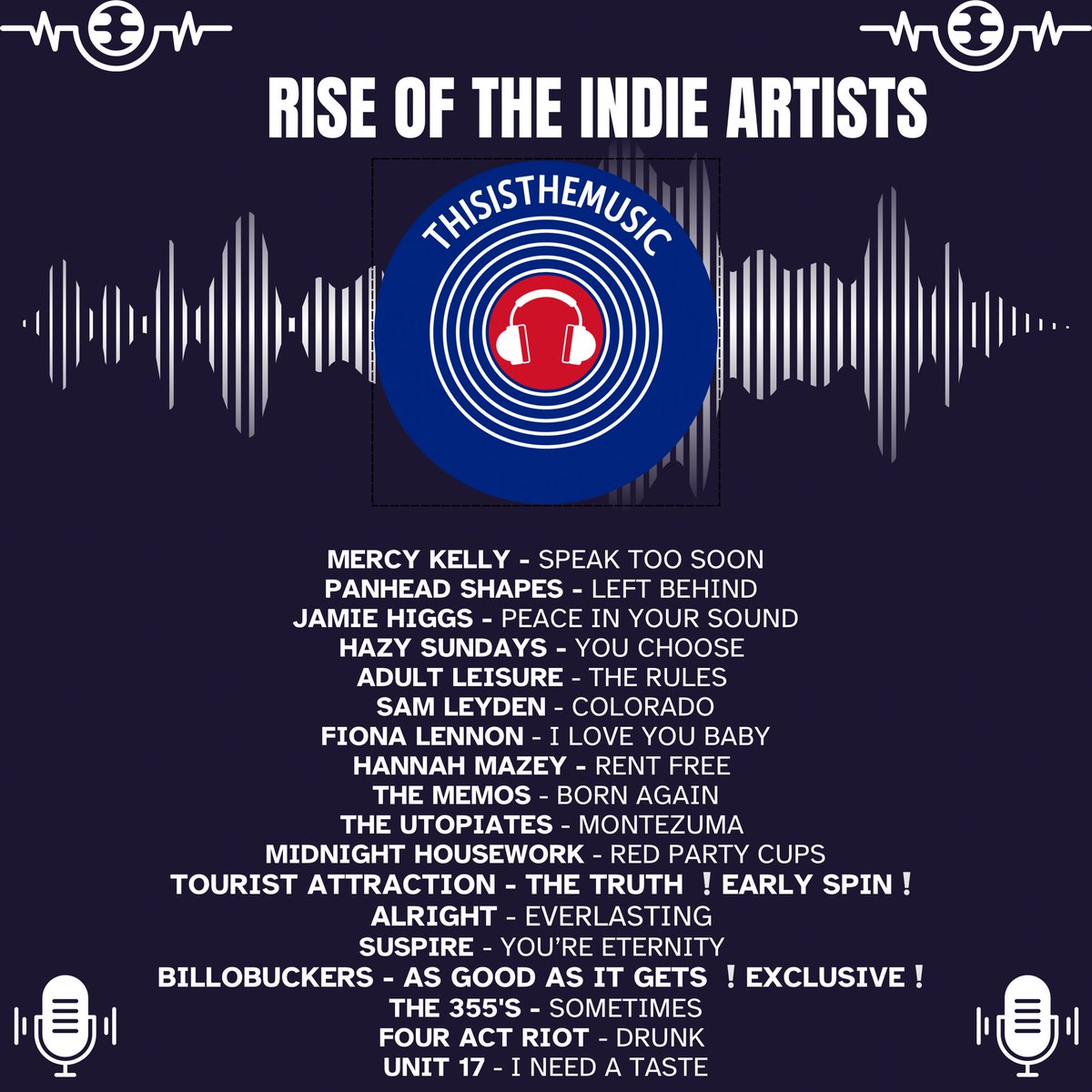 ThisIsTheMusic_ (@thisisthemusic2) on Twitter photo New show out now
<a href="/MercyKelly_Band/">MERCY KELLY</a> <a href="/PanheadSharps/">Panhead Sharps</a> <a href="/jamiehiggsmusic/">Jamie Higgs JHMUK</a> <a href="/HazySundaysband/">Hazy Sundays</a> <a href="/AdultLeisureUK/">Adult Leisure</a> Sam Leyden <a href="/fiona_lennon/">Fiona Lennon</a> <a href="/HannahMazey/">Hannah Mazey</a> <a href="/thememosuk/">The Memos</a> <a href="/TheUtopiates/">The Utopiates</a> <a href="/TourAttraction/">Tourist Attraction</a> <a href="/alrightuk/">ALRIGHT</a> <a href="/suspiretheband/">Suspire</a> <a href="/BILLOBUCKERS/">BilloBuckers</a> The 355s Four Act Riot Unit 17
mixcloud.com/ThisIsTheMusic… New show out now
<a href="/MercyKelly_Band/">MERCY KELLY</a> <a href="/PanheadSharps/">Panhead Sharps</a> <a href="/jamiehiggsmusic/">Jamie Higgs JHMUK</a> <a href="/HazySundaysband/">Hazy Sundays</a> <a href="/AdultLeisureUK/">Adult Leisure</a> Sam Leyden <a href="/fiona_lennon/">Fiona Lennon</a> <a href="/HannahMazey/">Hannah Mazey</a> <a href="/thememosuk/">The Memos</a> <a href="/TheUtopiates/">The Utopiates</a> <a href="/TourAttraction/">Tourist Attraction</a> <a href="/alrightuk/">ALRIGHT</a> <a href="/suspiretheband/">Suspire</a> <a href="/BILLOBUCKERS/">BilloBuckers</a> The 355s Four Act Riot Unit 17
mixcloud.com/ThisIsTheMusic…