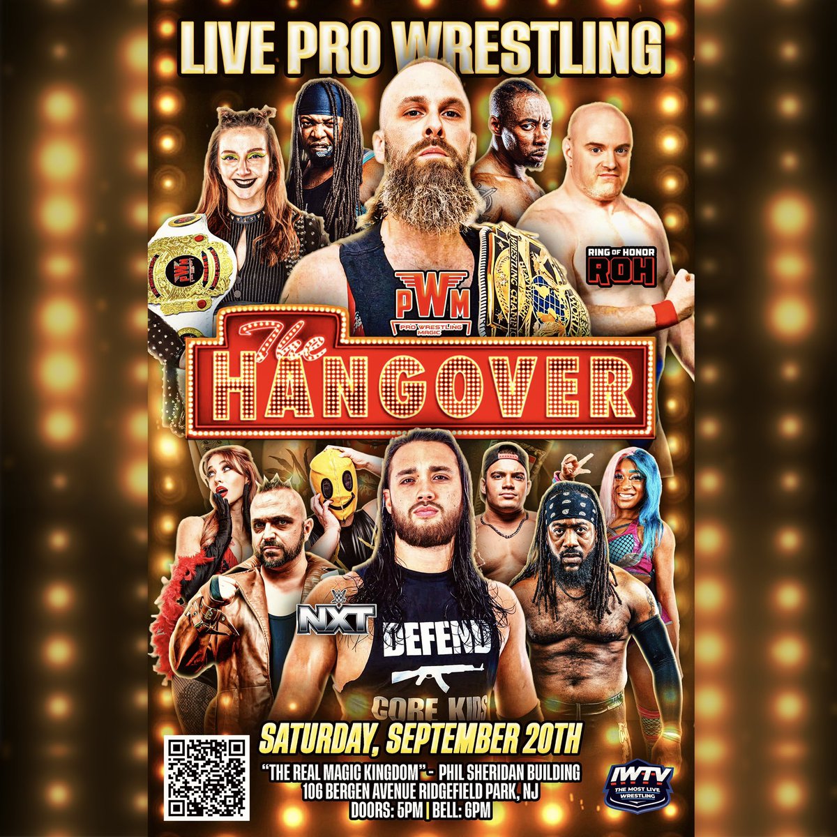 This weekend: Project X at the Meadowlands YMCA, including free SummerSlam parking with every PWM ticket purchase!

Saturday 9/20: The Hangover!

Tickets for both of these events and the rest of our calendar year are available now! 
ProWrestlingMagic.com 

#ThisIsMagic