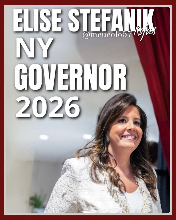 Elise Stefanik is preparing to RUN for Governor of New York - and the SWAMP IS PANICKING. She's smart, fearless, pro-Trump, anti-woke, and ready to CLEAN HOUSE in the most corrupt state in America.