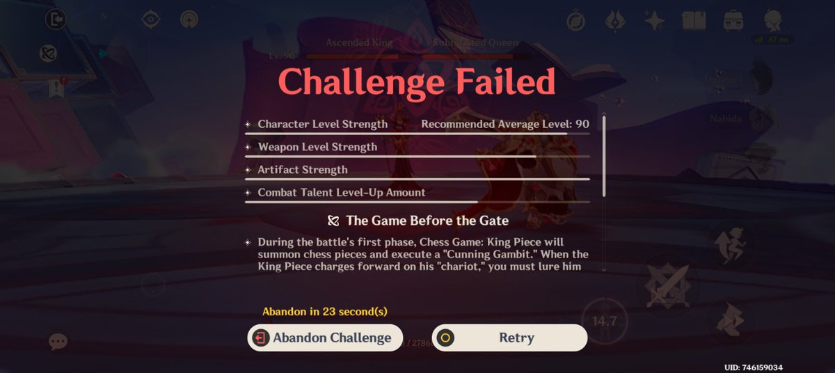The alice chess boss.....
Not having a good sustain is kicking my ass