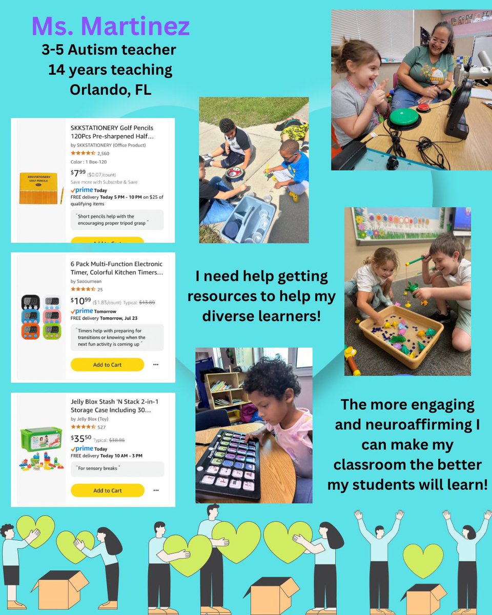 bassonrdabettr's tweet image. Just 5 items left on my list and they’re clinging harder than glitter to a carpet 😩✨
Help me sweep them away so my 3–5 autism class can start the year stocked and stress-free!
📦 amzn.to/3QkVtcv
#ClearTheList #spedchat #teachertwitter #backtoschool