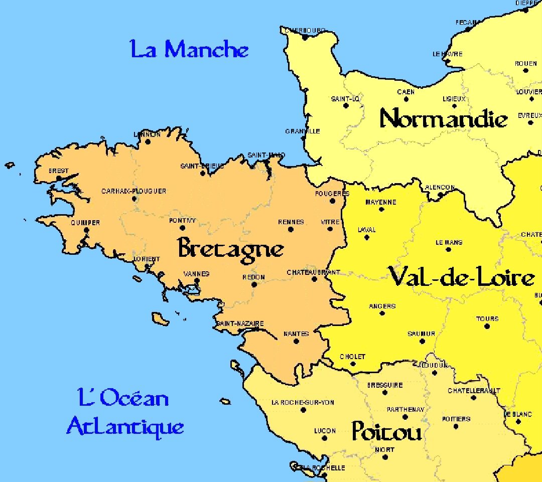 La France est quand même un pays étrange. Alors qu'elle a la chance d'avoir des régions connues et reconnues sur lesquelles elle pourrait s'appuyer, elle s'entête à maintenir coûte que coûte la région fantoche des "pays de la loire" dans le seul but de scinder la #Bretagne 😒