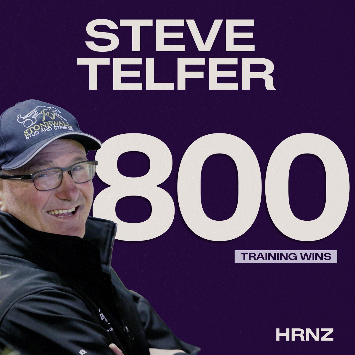 Last night at Cambridge Raceway STEVE TELFER achieved 800 training wins!
He started the night on 798 training wins and after the stable won race 1 with Adjournment and race 5 with Cyamate the milestone was achieved!
With the team absolutely flying we are sure to see many more!