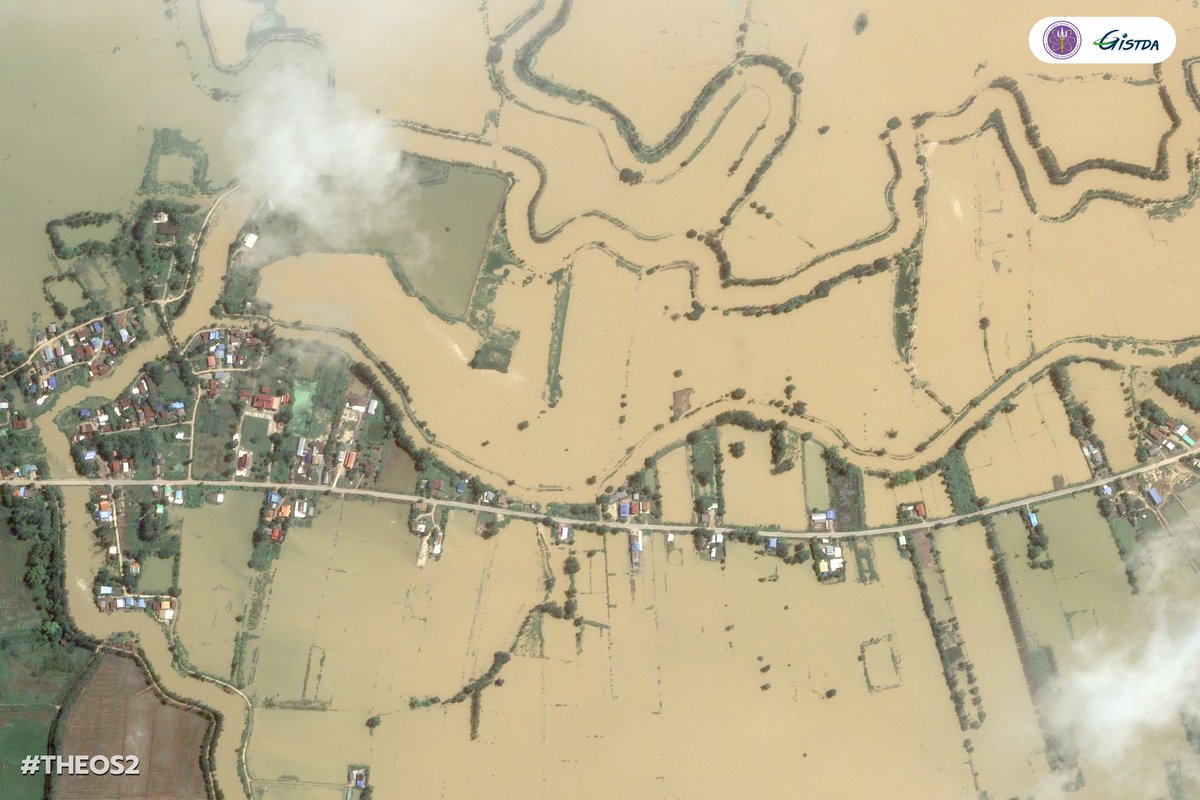 GISTDA's tweet image. 🛰️ เปิดภาพน้ำท่วมขังสุโขทัยจากดาวเทียม THEOS-1 และ THEOS-2 
(31 ก.ค. 68)

#GISTDA #อว #ดาวเทียม #ข้อมูลภูมิสารสนเทศ #ข้อมูลจากดาวเทียม #น้ำท่วม2568 #ประยุกต์ใช้ #บริหารจัดการน้ำ #ภาพดาวเทียม #วิเคราะห์น้ำท่วม #น้ำท่วมเหนือ #น้ำท่วมสุโขทัย #THEOS1 #THEOS2