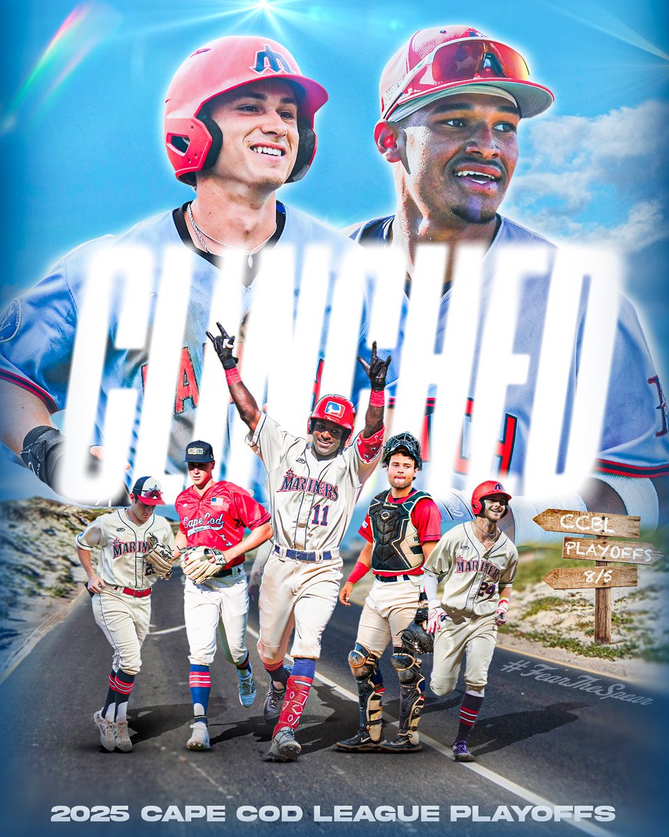 The Harwich Mariners return to the post season chasing back-to-back Cape League Titles. 

#TidalPush🔱