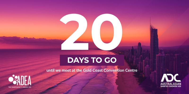 Australian Diabetes Educators Association (@ausdiabetesed) on Twitter photo In 20 days, we will gather on the Gold Coast for three days of connection and learning. If you're attending the ADEA Education Workshop, we’ll see you a day earlier for four days of events. We look forward to meeting you!
adea.com.au/australasian-d… In 20 days, we will gather on the Gold Coast for three days of connection and learning. If you're attending the ADEA Education Workshop, we’ll see you a day earlier for four days of events. We look forward to meeting you!
adea.com.au/australasian-d…