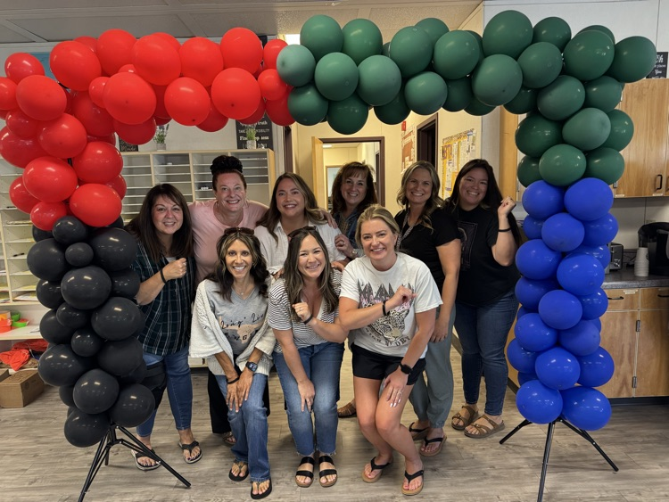 JulieCroy11's tweet image. We are excited for the 2025-2026 school year!  The first week was full of activities to help build community and a positive school culture💜💛#weareBUSD #lvpride