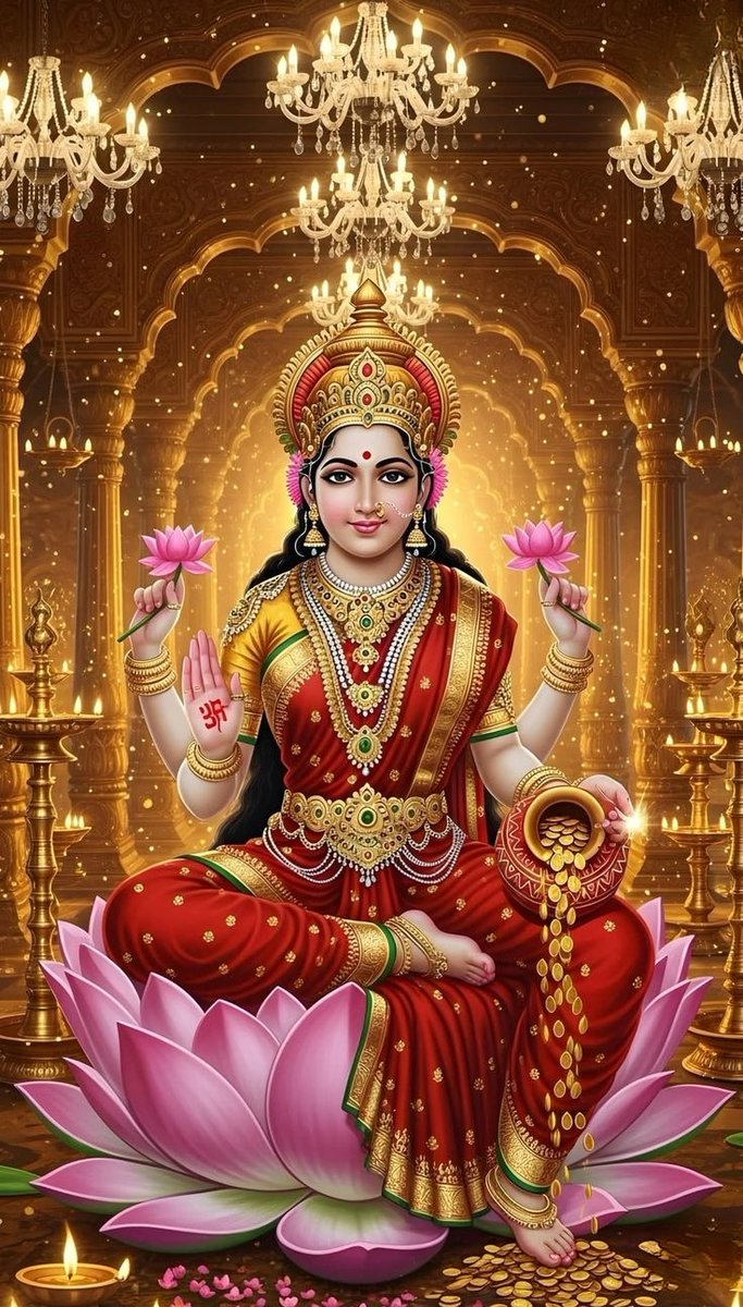 जय जय मां महा लक्ष्मी 🚩🌿
जय मां हरिप्रिया माता 🚩🌿

मां महा लक्ष्मी जी की कृपा सदैव आप सभी भक्तों पर बनी रहे उनकी कृपा से जीवन में सुख समृद्धि बनी रहती है!✨🚩