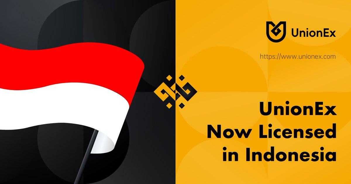 🇮🇩 UnionEx Secures Indonesia License!

Excited to announce UnionEx has obtained the Indonesia license with a top Southeast Asian fintech unicorn! 🥳

We’ll offer secure, localized crypto trading services under AML and KYC standards. 🥊

👉 Read More: morningstar.com/news/globe-new…