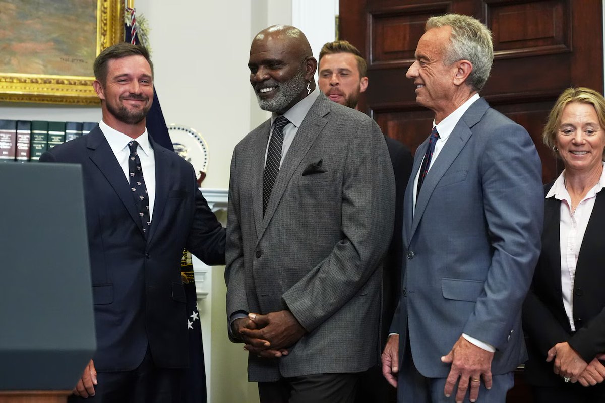 While desperately trying to extricate himself from the  Trump Epstein Child Sex Trafficking Scandal Donald Trump brought a convicted sex offender to the White House

Lawrence Taylor was accused of having sex with a 16 year old child

In a plea deal Taylor pled guilty to sexual