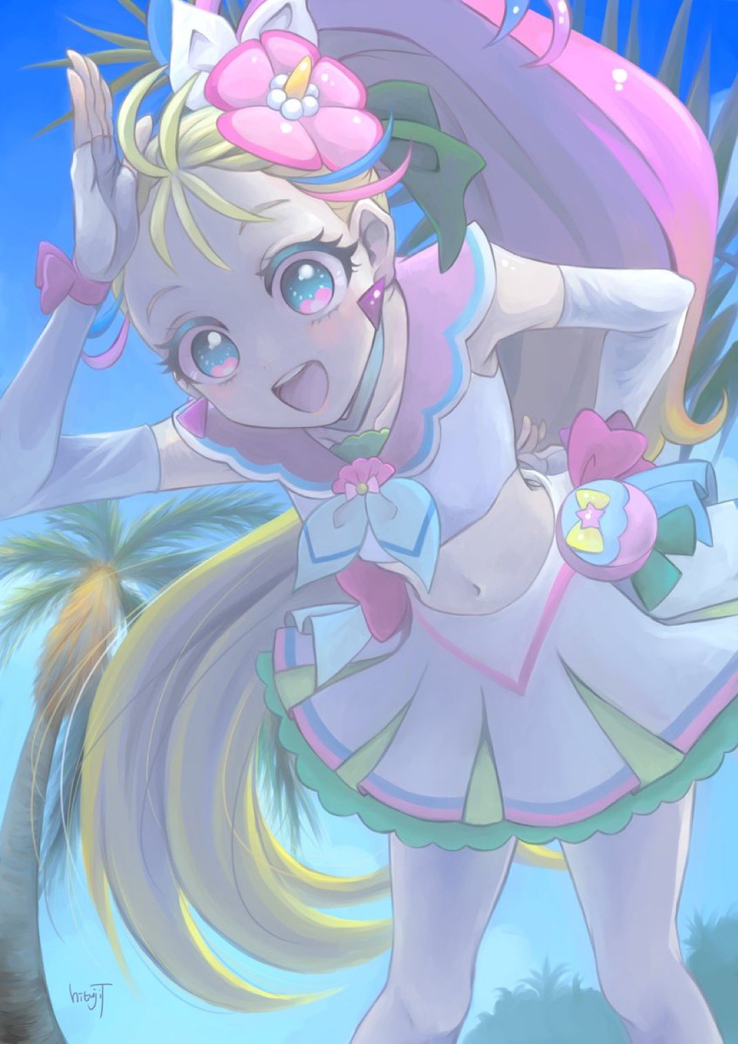 キャンバスアート　キュアサマー 福音にゃにゃみᕱ⑅ᕱ on X: 