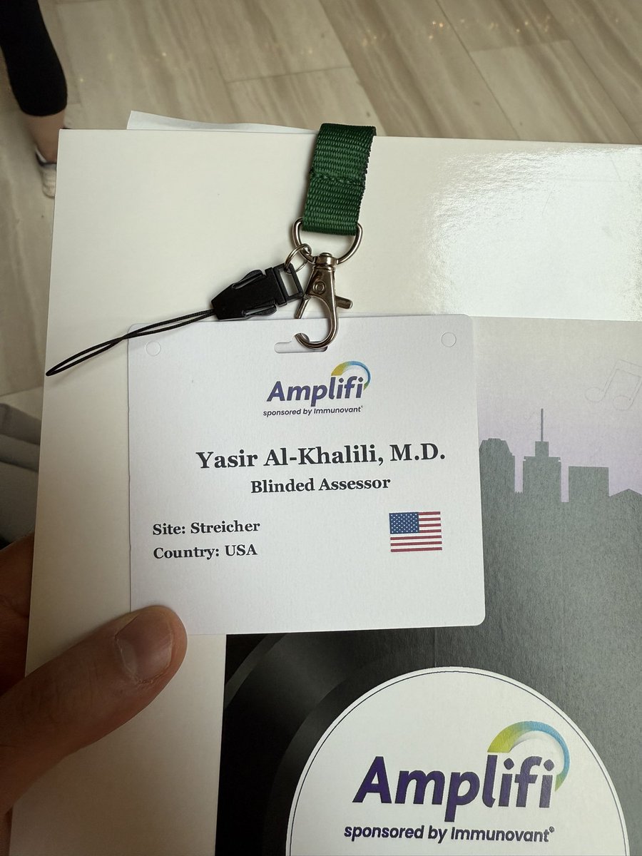 YasirAlKhalili's tweet photo. Excited to be part of the AMPLIFI trial, advancing care for #CIDP through #FCRN inhibition. Grateful for the opportunity to support our patients and contribute to the future of neuromuscular medicine @AANmember @AANEMorg @gbscidp @MedStarWHC @Georgetown #Nashville @MedStarGUH https://t.co/Z86kbGkPdl