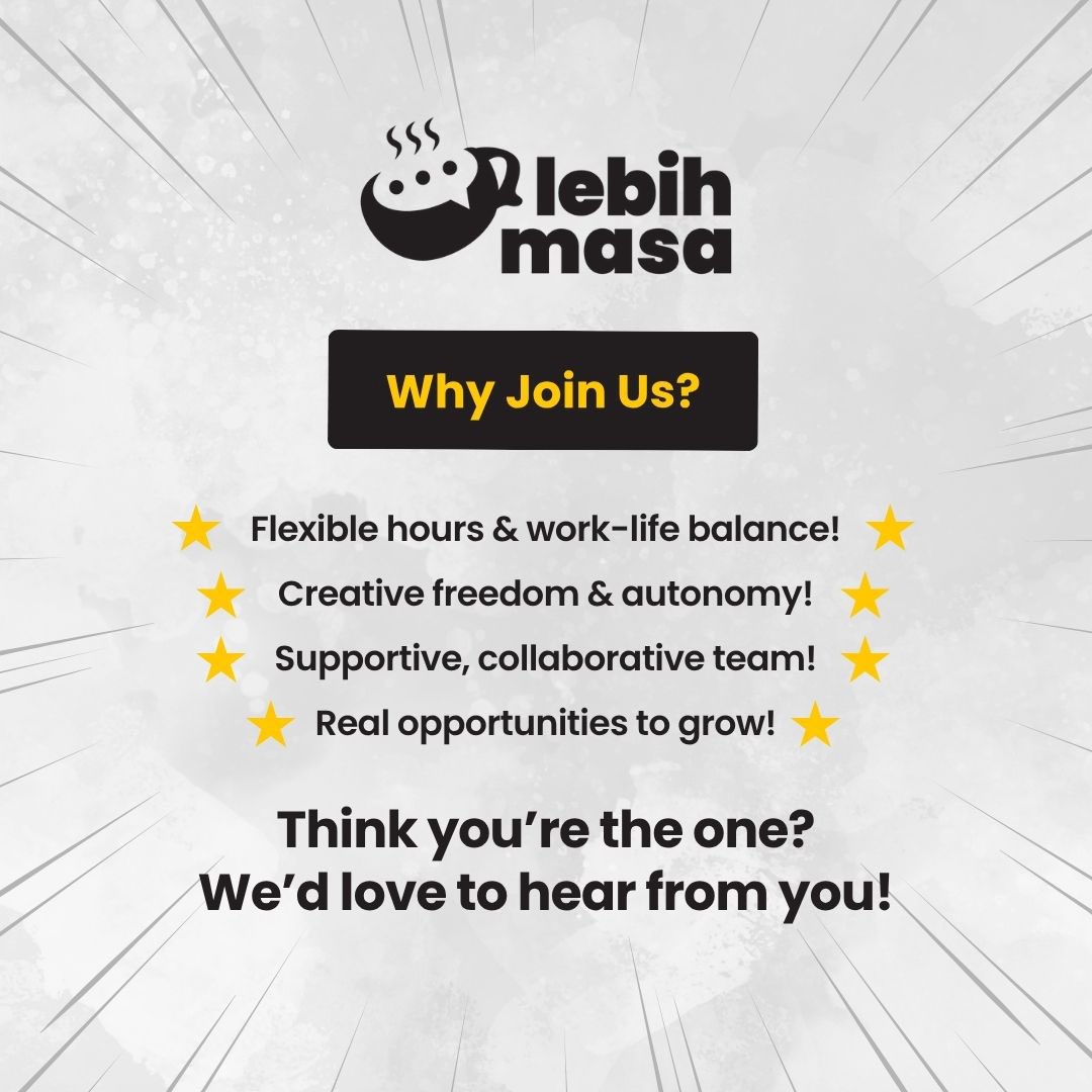 Lebih Masa (@lebih_masa) on Twitter photo Interested to be part of an exciting fast growing start up?
E-mail us at hello@lebih-masa.com
#lebihmasa #HiringNow Interested to be part of an exciting fast growing start up?
E-mail us at hello@lebih-masa.com
#lebihmasa #HiringNow