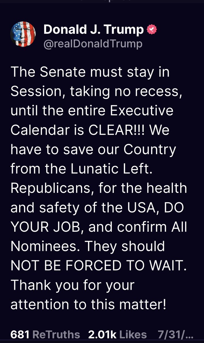 I’m with Trump here

Who’s with me?