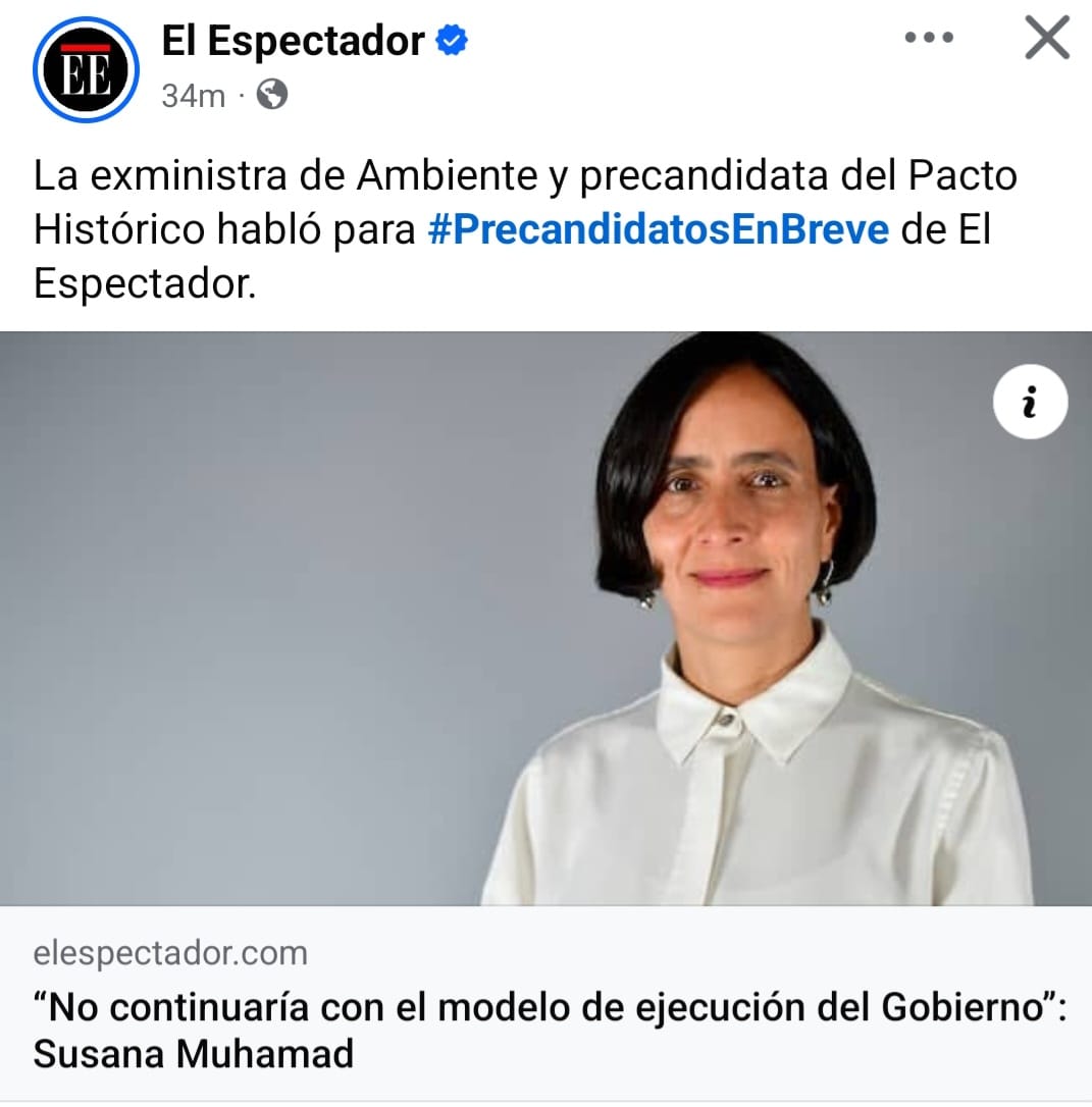 Lo que no entiendo es que hace como precandidata del pacto Histórico. entonces a mí no me pidan que vote en esa consulta con los ojos cerrados