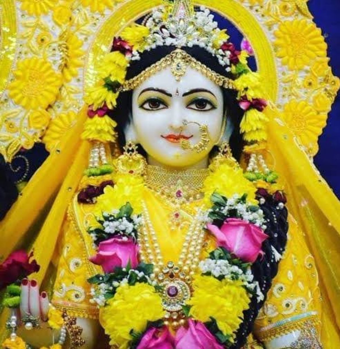 जहाँ राधा के रंग में रंगा हो पीताम्बर, वहाँ हर दुःख स्वयं दूर भाग जाता है।🌼🌿

#RadhaRani #ShubhShukrawar #BhaktiVibes #SanatanGrace #RadheRadhe 🌼🌿