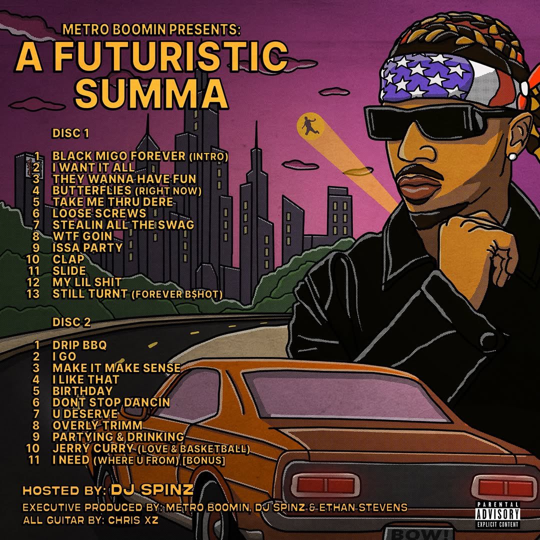 METRO BOOMIN
A FUTURISTIC SUMMA

OFFICIAL TRACKLIST‼️

🚨MIDNIGHT🚨