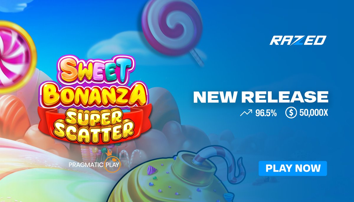 The game we've all been waiting for has finally arrived on Razed!!

To celebrate the release, we’re giving away 100 FREE SPINS to try it out 🍭

 Like, Follow &amp; Repost to Enter. Don't miss out⏰