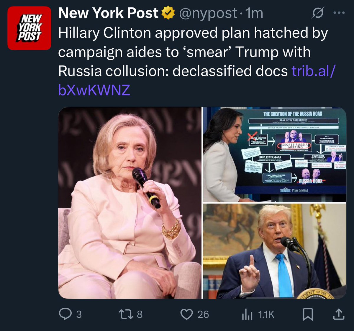 Hilary Clinton will NEVER be President, but she will always be DEPLORABLE!!!