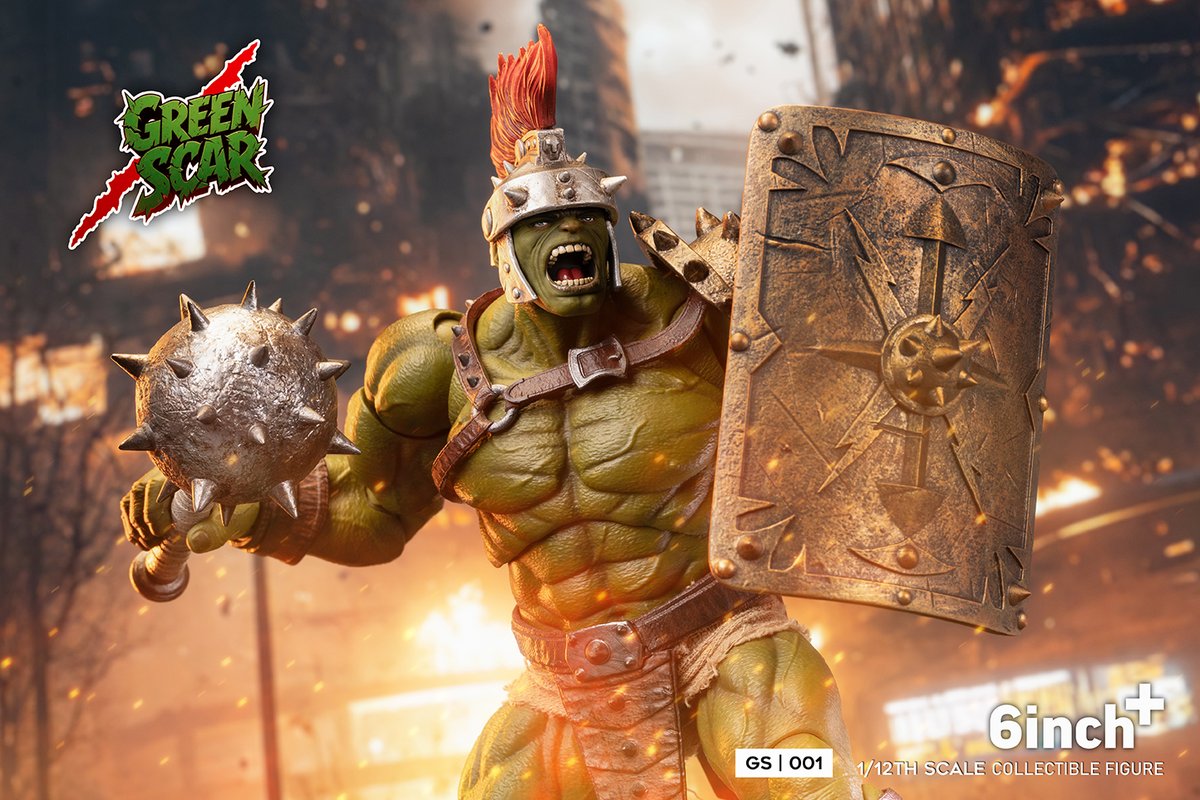 Kowkistoys's tweet image. New figure pre order available at Kowkis Toy now
6inchplus Greenscar
Scale：1/12
Size：21cm
Release Time：Q2 2026
Pre order link：kowkistoy.com/products/pre-s…

#kowkistoy #6inchplus #greenscar #hulk #marvel #marvelcomics #ActionFigure #toys