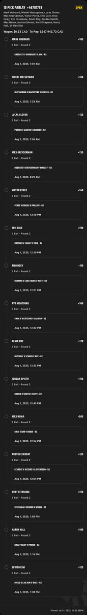 Josh (@joshuadasilva) on Twitter photo Mega on draft kings. Limited to 0.53 cents for 247k payout. They are scared lol.
<a href="/GamblyBot/">Gambly Bot</a>
sportsbook.draftkings.com/social/post/3d… Mega on draft kings. Limited to 0.53 cents for 247k payout. They are scared lol.
<a href="/GamblyBot/">Gambly Bot</a>
sportsbook.draftkings.com/social/post/3d…