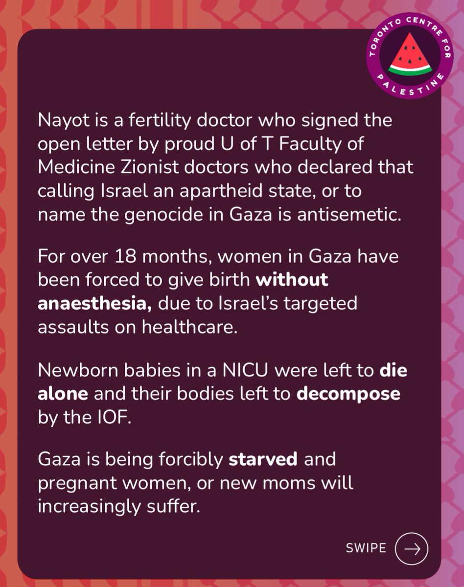 🚨 Important 🧵🚨

Bird &amp; Be &amp; Israel: 

The chief medical advisor for a popular Cdn brand of fertility supplements was a signatory to the letter from Zionist doctors that stated, amongst other things, that accusations of apartheid &amp; genocide against Israel are anti-Semitic (1/2)
