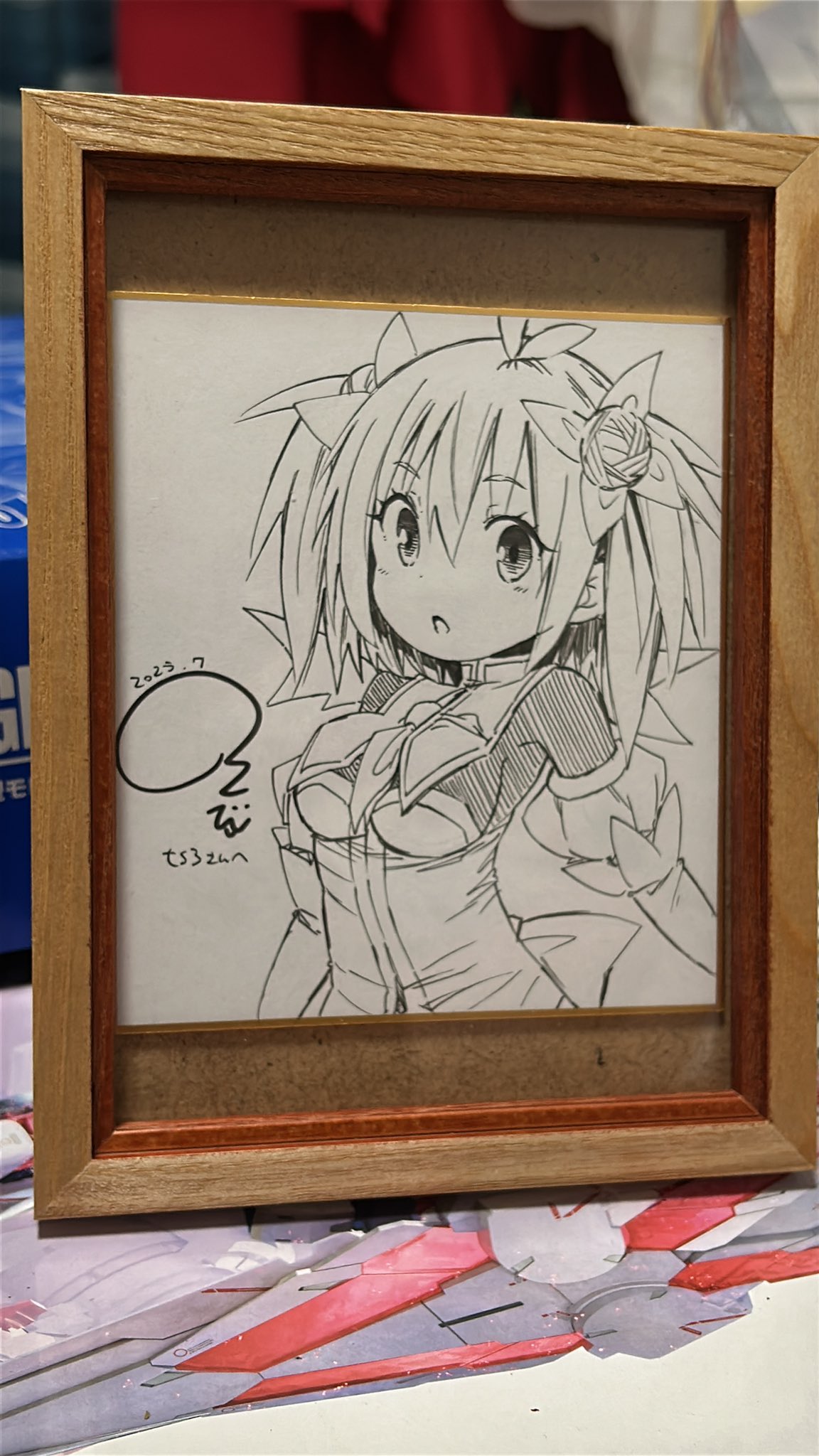 [当選品] 婚活は魔導書から　ぽんとごたんだ先生直筆イラスト&サイン入り色紙 ts3 on X: 