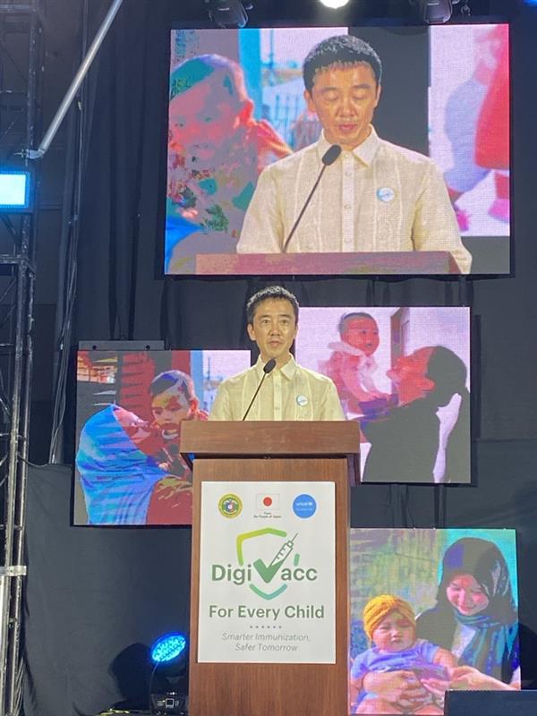 Ambassador of Japan in the Philippines (@ambjpninph) on Twitter photo Introducing DigiVacc, a paperless system for recording and tracking children’s immunizations! 💉🌟 In partnership with <a href="/DOHgovph/">Department of Health Philippines</a> and <a href="/unicefphils/">UNICEF Philippines</a>, 🇯🇵 proudly supports the 🇵🇭’s efforts towards digital health transformation. #BakunaSaBawatBata Introducing DigiVacc, a paperless system for recording and tracking children’s immunizations! 💉🌟 In partnership with <a href="/DOHgovph/">Department of Health Philippines</a> and <a href="/unicefphils/">UNICEF Philippines</a>, 🇯🇵 proudly supports the 🇵🇭’s efforts towards digital health transformation. #BakunaSaBawatBata