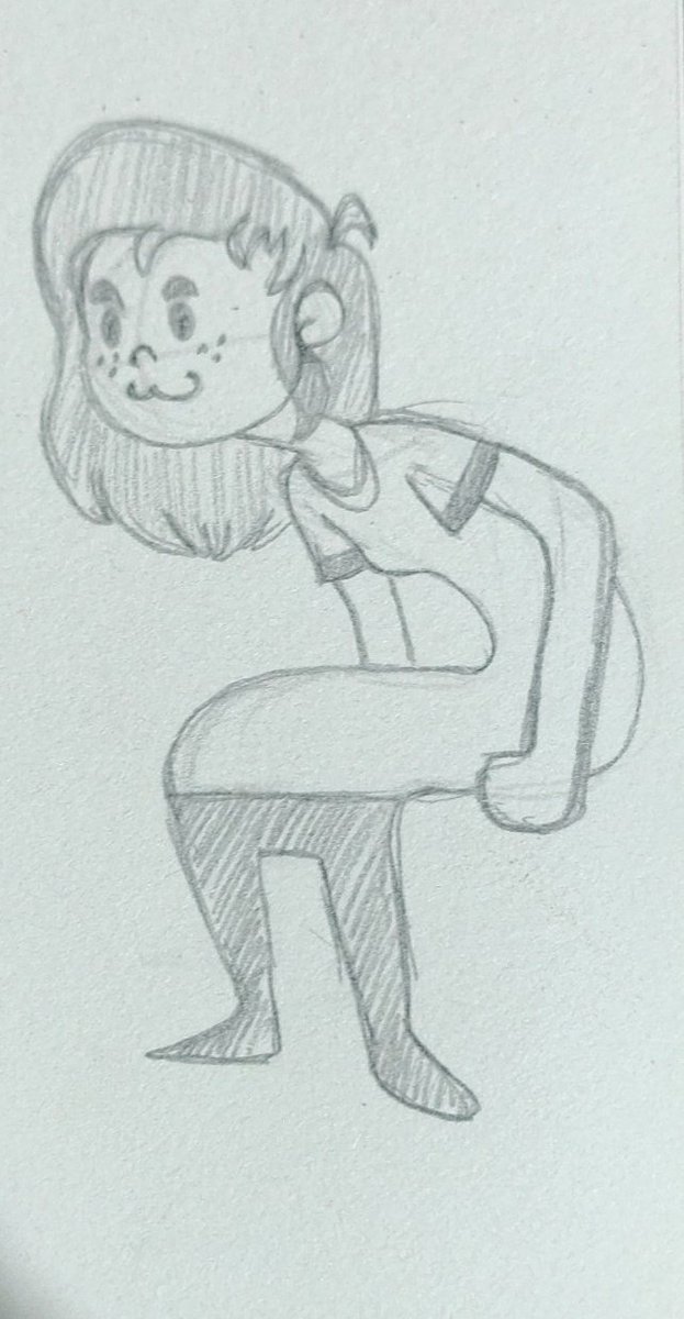 Un boceto para esta noche porque me voy a ocupar con un trabajito jsjsjsjs