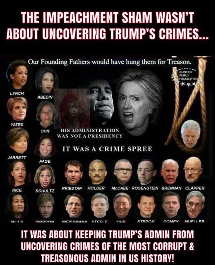 <a href="/SenAdamSchiff/">Adam Schiff</a> No we will not forget ever! How you and your cohorts formed a coup to take over a duly elected President. You committed treason! These fake charges on these papers coming from you corrupt criminals who tried to take over of our government mean NOTHING! America will remember you