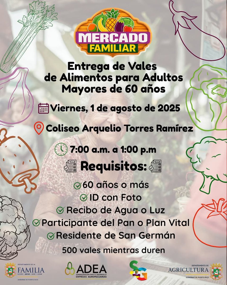 Viernes desde las 7am en San Germán