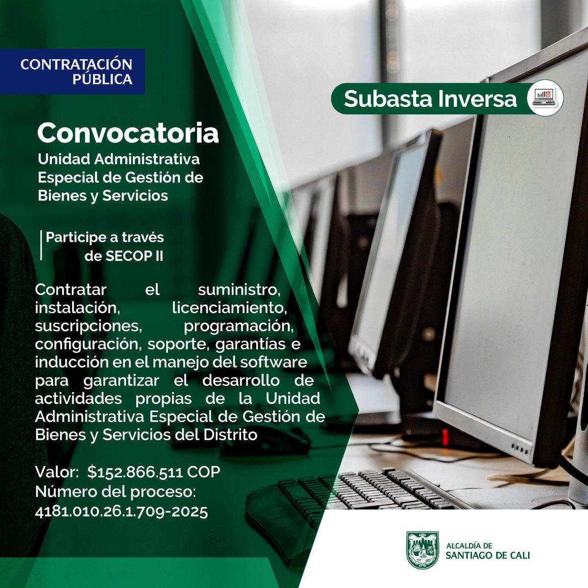 Contratación Pública (@calicontrata) on Twitter photo 📢Atención📢
Aviso de convocatoria
Modalidad: Subasta Inversa
Más información: shorturl.at/cXcyt
<a href="/bienes_cali/">Bienes y Servicios Cali</a> 📢Atención📢
Aviso de convocatoria
Modalidad: Subasta Inversa
Más información: shorturl.at/cXcyt
<a href="/bienes_cali/">Bienes y Servicios Cali</a>