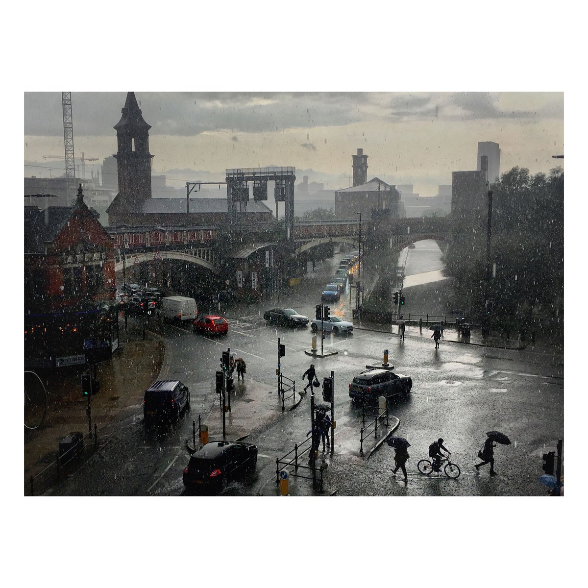 Manchester &amp; Salford,
August 1st 2025 

First Light: 03.40
Sunrise: 05.25
Sunset: 21.04
Nightfall: 22.47

White Rabbits. 

Also 6th anniversary of me taking ‘Rainstorm’