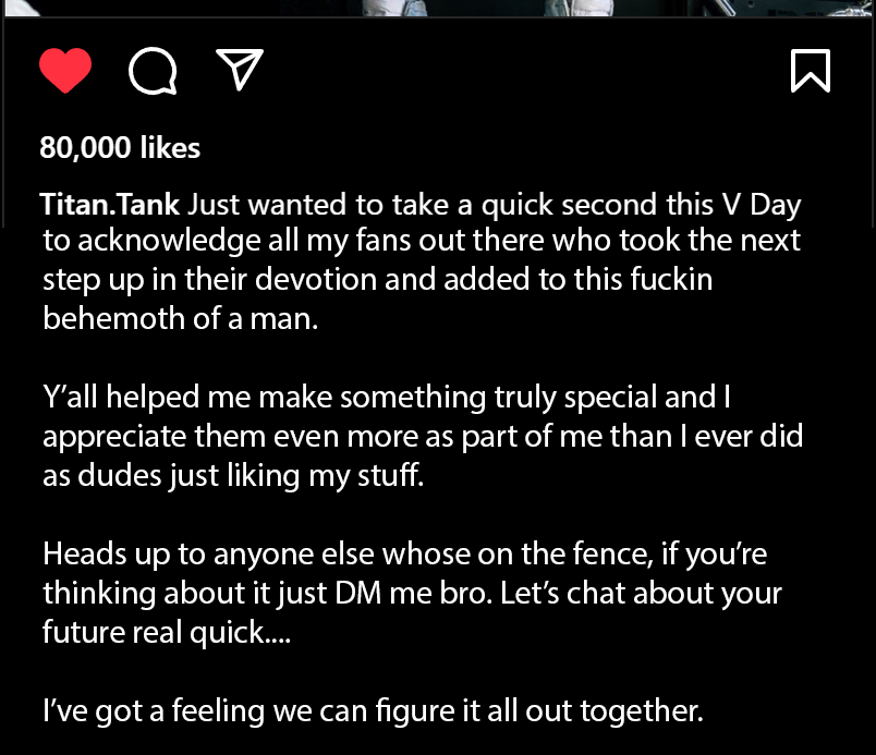 vore4life's tweet photo. Gotta advertise to get the big meals man. Plus it like... honours their sacrifice or some shit idk. I'm not poetic I'm just hungry.

#malevore #malepred #oralvore https://t.co/sFwHQC851O