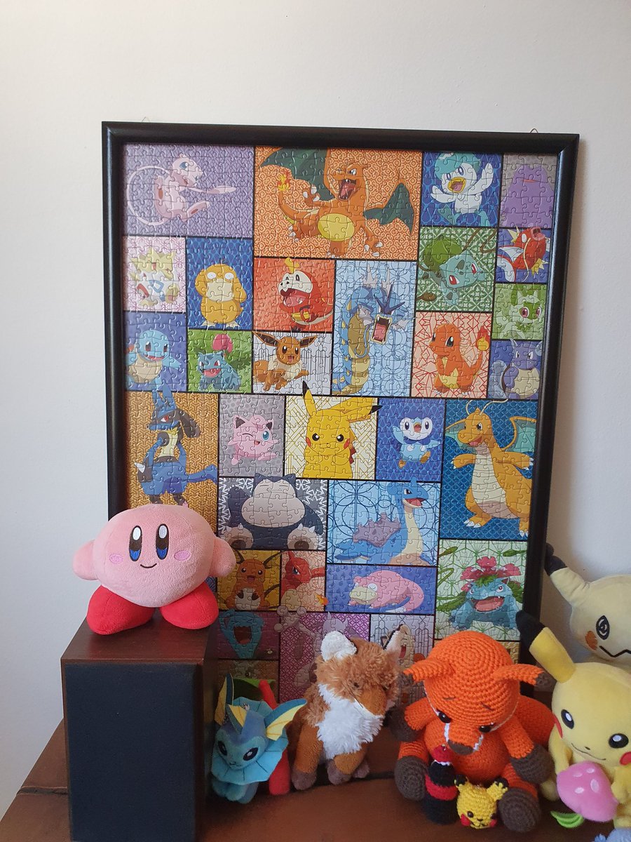 Me start jiggy puzzle, me finish jiggy  puzzle and me framed jiggy puzzle uwu