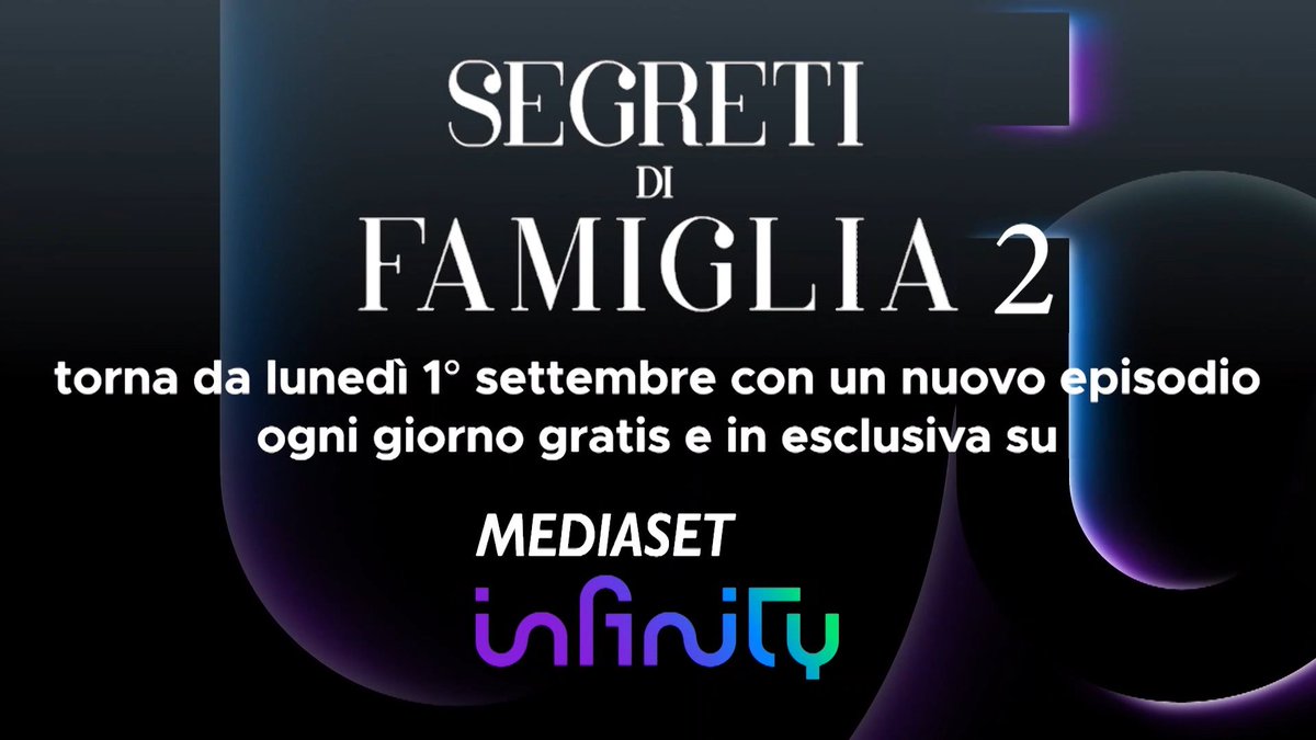 Confermata la pausa dalla prossima settimana fino a settembre ANDATE A FANCULO VA #segretidifamiglia