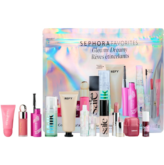 azs1198's tweet photo. Sephora Favorites new arrivals! Gleamy Dreamy makeupsamples super value set equivalent to 3.3x discountincluding Huda Beauty,Too Faced, Prada, Rare Beauty  
4% Super Rebate  :https://t.co/aaEMguWjE5     #sephora https://t.co/8J64juZSPy