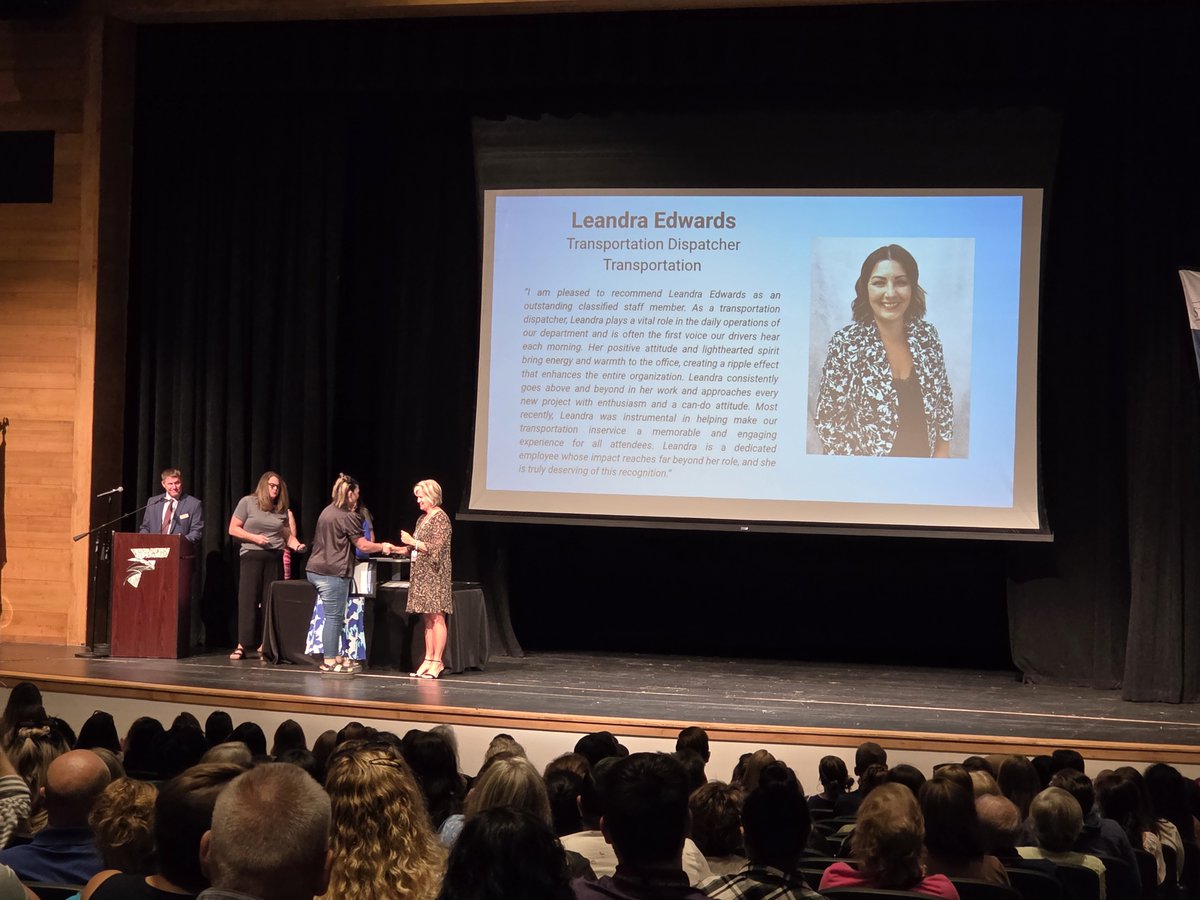 SVVSD Transportation Services (@svvsdbus) on Twitter photo Dr. Kapushion <a href="/SVVSDsupt/">Jackie Kapushion, Ed.D.</a> did an excellent job inspiring us with her presentation โThe Power of Firsts.โWe are embracing new experiences with our new school year! Congratulations to team members, Dan & Leandra, for being recognized for their outstanding commitment to the district. Dr. Kapushion <a href="/SVVSDsupt/">Jackie Kapushion, Ed.D.</a> did an excellent job inspiring us with her presentation โThe Power of Firsts.โWe are embracing new experiences with our new school year! Congratulations to team members, Dan & Leandra, for being recognized for their outstanding commitment to the district.