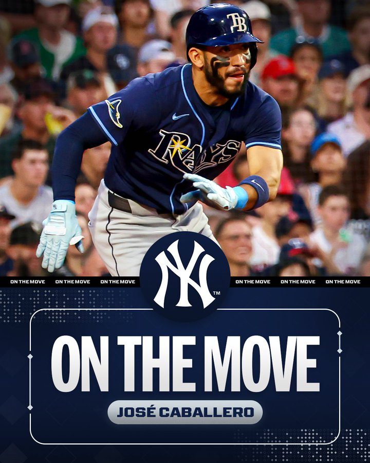 Los <a href="/Yankees/">New York Yankees</a> de Nueva York adquirieron al utility panameño José "Chema" Caballero, procedente de los <a href="/RaysBaseball/">Tampa Bay Rays</a>.

Caballero se convierte en el primer panameño en llegar a los Yankees desde la última temporada de Mariano Rivera en el 2013.

El beisbolista santeño lidera la Liga