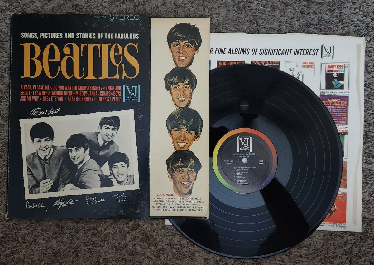 Vintage 1964 Vee Jay Rare Stereo ' Songs, Pictures, And Stories ' Lp   ebay.com/itm/2056354108…  #ad