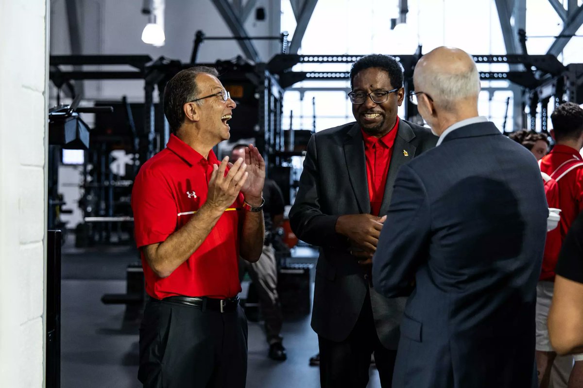 Dr. Darryll J. Pines (@president_pines) on Twitter photo It was great to have <a href="/GovWesMoore/">Governor Wes Moore</a> attend <a href="/CoachLocks/">Michael Locksley</a>’ second day of <a href="/TerpsFootball/">Maryland Football</a> training camp.
The Governor's speech to the team was inspirational and will carry them forward through the season and beyond their time at Maryland: “The whole state is behind you!”
#GoTerps It was great to have <a href="/GovWesMoore/">Governor Wes Moore</a> attend <a href="/CoachLocks/">Michael Locksley</a>’ second day of <a href="/TerpsFootball/">Maryland Football</a> training camp.
The Governor's speech to the team was inspirational and will carry them forward through the season and beyond their time at Maryland: “The whole state is behind you!”
#GoTerps