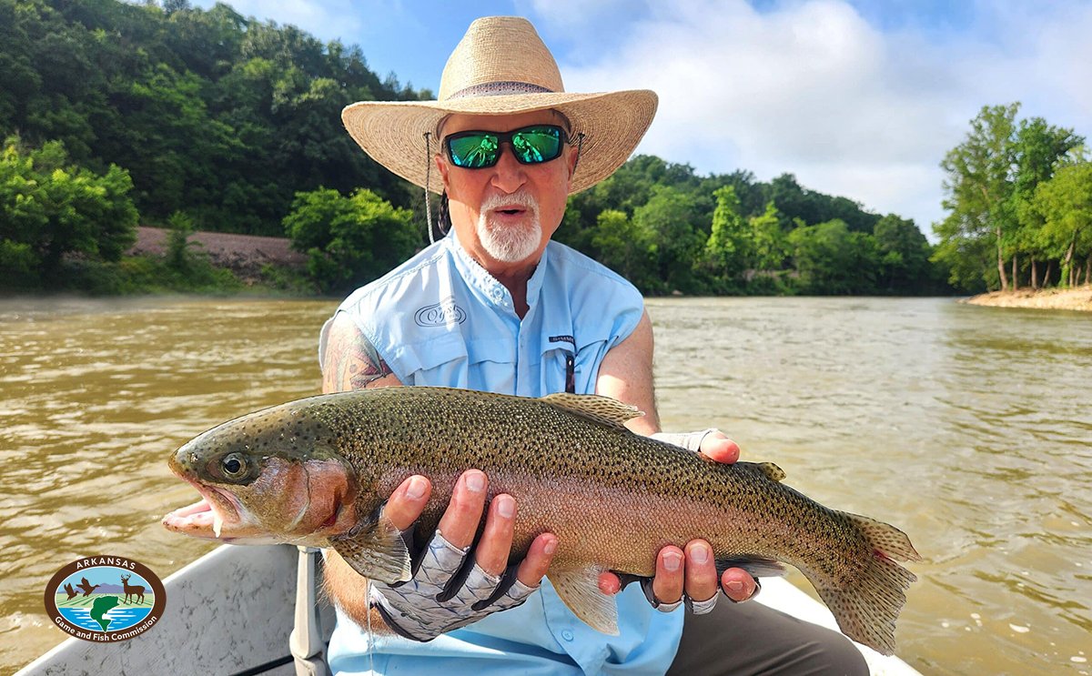 Arkansas Game and Fish Commission (@argameandfish) on Twitter photo Arkansas Wildlife Weekly Fishing Report
July 31, 2025 🎣 bit.ly/3H3S53o
Miller Scott holds a terrific catch, a Spring River rainbow trout, while fishing recently with guide Mark Crawford. Arkansas Wildlife Weekly Fishing Report
July 31, 2025 🎣 bit.ly/3H3S53o
Miller Scott holds a terrific catch, a Spring River rainbow trout, while fishing recently with guide Mark Crawford.