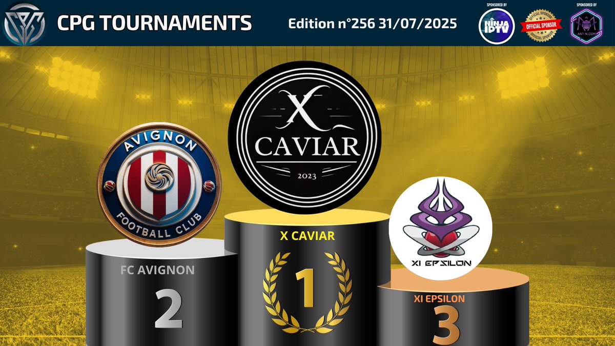𝐺𝑔 𝑙’𝑒́𝑞𝑢𝑖𝑝𝑒 , 𝐺𝑔 𝑎 𝑛𝑜𝑠 𝑎𝑑𝑣𝑒𝑟𝑠𝑎𝑖𝑟𝑒𝑠 
𝑀𝑒𝑟𝑐𝑖 𝑎̀ 𝑙’𝑜𝑟𝑔𝑎𝑛𝑖𝑠𝑎𝑡𝑖𝑜𝑛 <a href="/CPGTournaments/">CPG Tournaments</a> 
𝑉𝑎𝑚𝑜𝑠 𝐶𝑎𝑣𝑖𝑎𝑟 🖤🤍