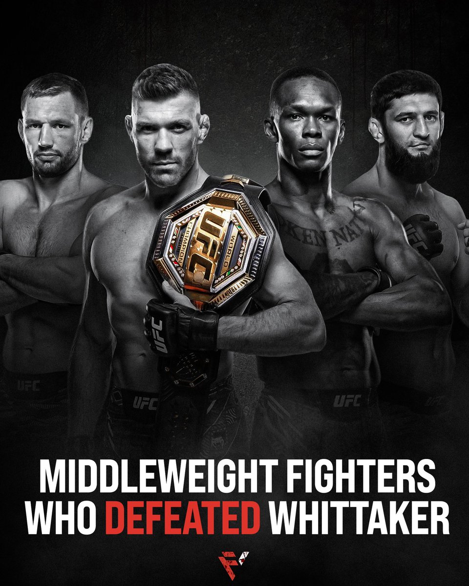 Full Violence ™ (@full_violence) on Twitter photo Robert Whittaker spent nearly a decade ranked inside the top five at middleweight. One of the most consistent fighters in UFC history.
(via <a href="/OnPointMMA/">MMA On Point</a>, @happypunch) Robert Whittaker spent nearly a decade ranked inside the top five at middleweight. One of the most consistent fighters in UFC history.
(via <a href="/OnPointMMA/">MMA On Point</a>, @happypunch)