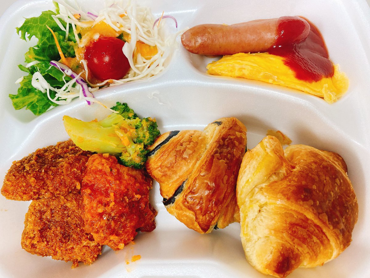 toyokokushiro84's tweet image. おはようございます☀️

本日の #元気朝食 スタートしております😋
洋風に盛り付けてみました~🍽✨️

皆さんは #ご飯派 ？ #パン派 ？ #麺派 ？ꉂ🤭
私はご飯派です🍚🫶🏻
白米ラブ💞

皆さん、良い週末をお過ごしください🍀*゜

 #東横イン  #無料  #朝食  #おいしい