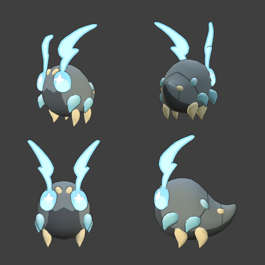 Hey Trainers! Meet, Shocricket:

  Shockricket are bug Diernian that absorb static electricity to pickup vibrations in its environment and communicate with each-other through mimicry. #ROBLOX #RobloxDev #Fakemon

Join our discord for exclusive info! 
discord.gg/Qwm8g6jjNP