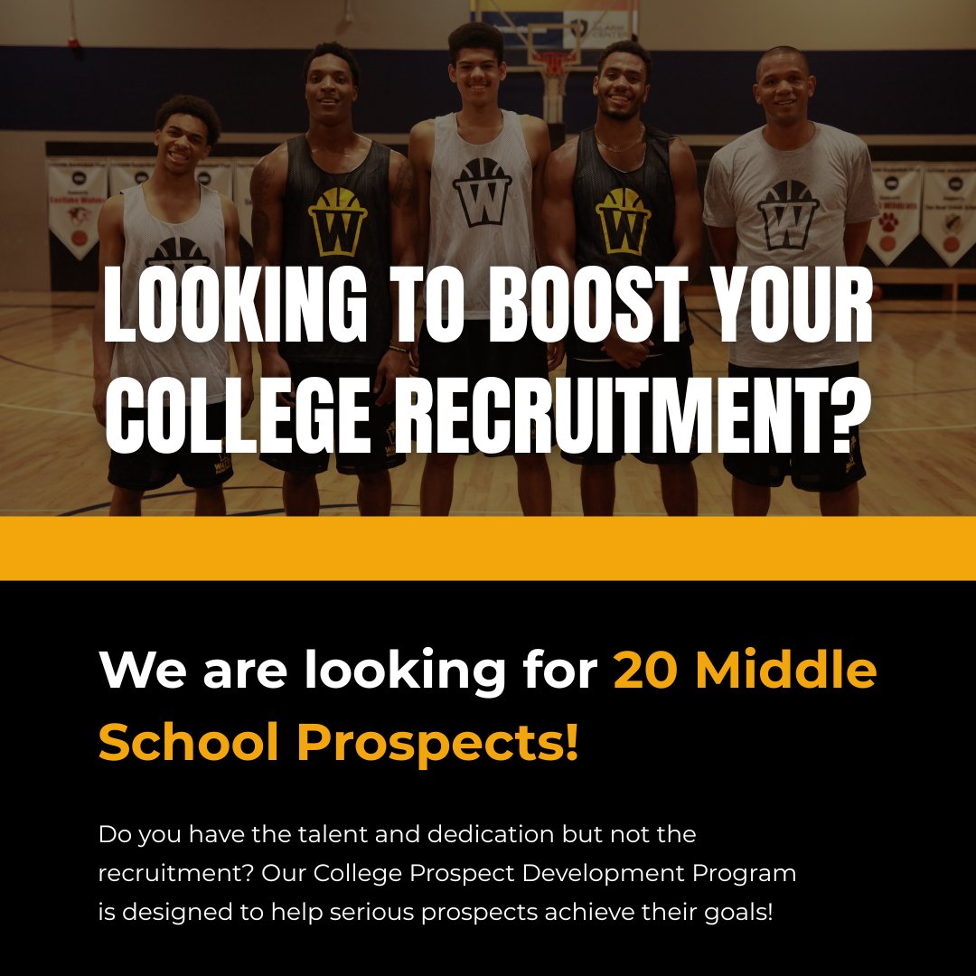 🏀 Top shooting guard prospect on the West Coast
🧠 Trainer to under-recruited athletes who earned scholarships
👦 Parent to 2 full-scholarship athletes—Jadyn (Western Washington) &amp; Isaiah (Washington State)

We're enrolling middle schoolers who are ready to build early!