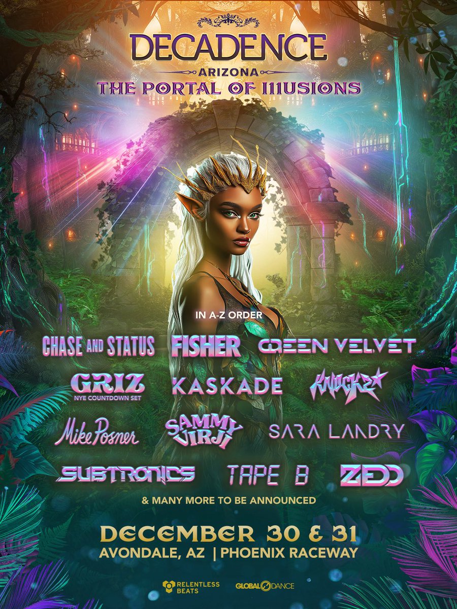 AllTime EDM (@alltimeedm) on Twitter photo ✦ DECADENCE ARIZONA GIVEAWAY ✦
We are giving away 2 GA Tickets 💃
To win you must:
- RT & Like
- Tag 1 friend! (1 tag = 1 entry)
- Follow <a href="/AllTimeEDM/">AllTime EDM</a> & <a href="/DecadenceAZ/">Decadence Arizona</a>
WINNER ANNOUNCED AUGUST 8TH ✦ DECADENCE ARIZONA GIVEAWAY ✦
We are giving away 2 GA Tickets 💃
To win you must:
- RT & Like
- Tag 1 friend! (1 tag = 1 entry)
- Follow <a href="/AllTimeEDM/">AllTime EDM</a> & <a href="/DecadenceAZ/">Decadence Arizona</a>
WINNER ANNOUNCED AUGUST 8TH